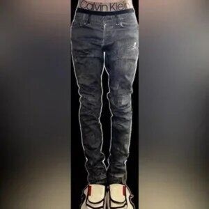 John Elliott x Mastermind shattered Japan jean rare authentic 30w cast 2 denim🆕